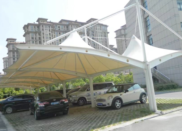 停車(chē)棚膜結(jié)構(gòu)車(chē)棚
